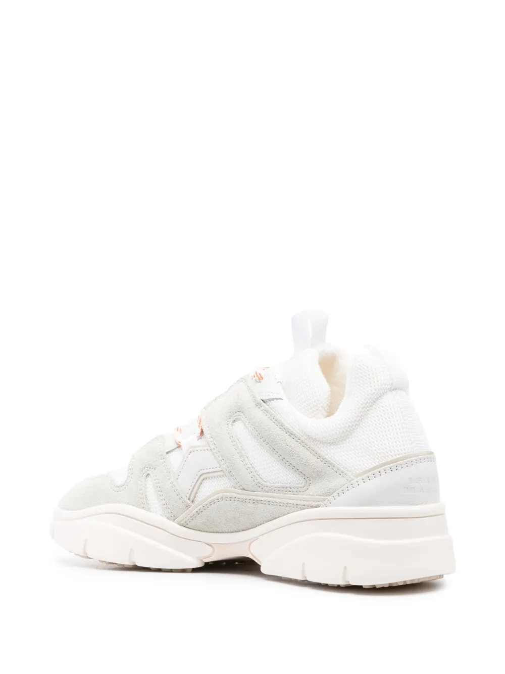 Shop Marant Etoile Kindsayh Panelled Sneakers In Neutrals