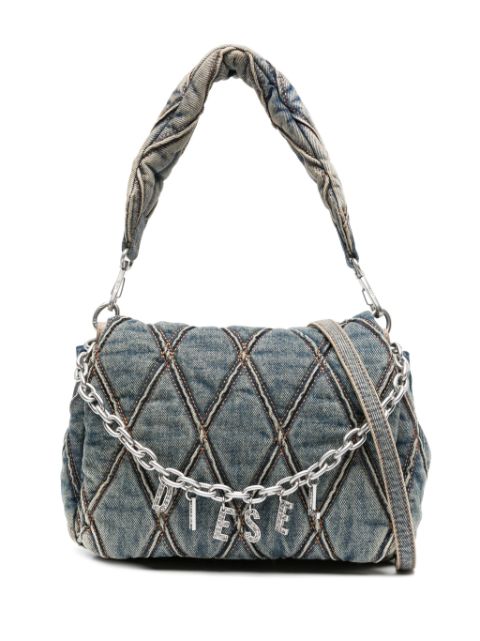 Diesel Charm-D S denim shoulder bag Women