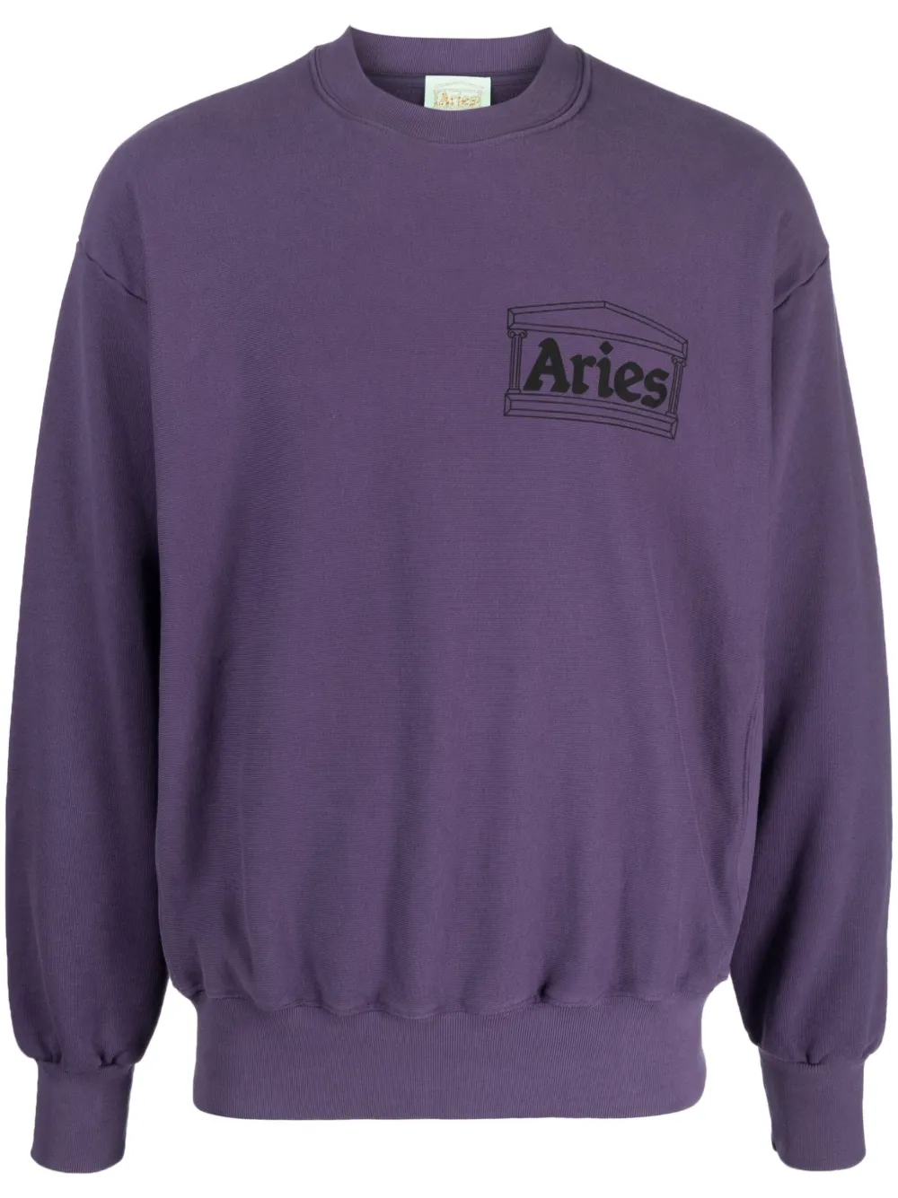 Aries Sweater met logoprint Paars