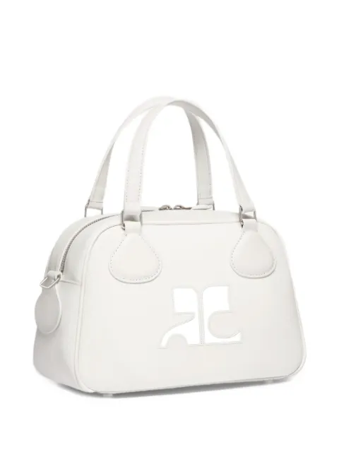 Courrèges Reedition leather bowling bag