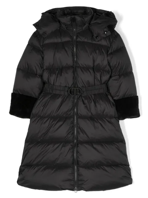 TWINSET Kids hooded padded coat