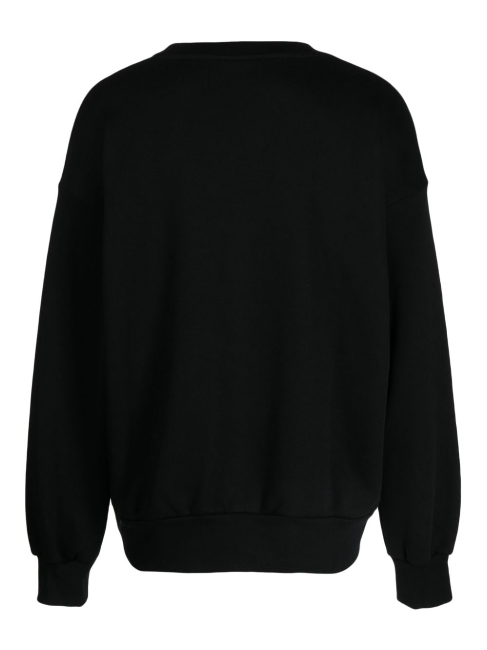 Shop Botter Embroidered Organic Cotton Sweatshirt In Black