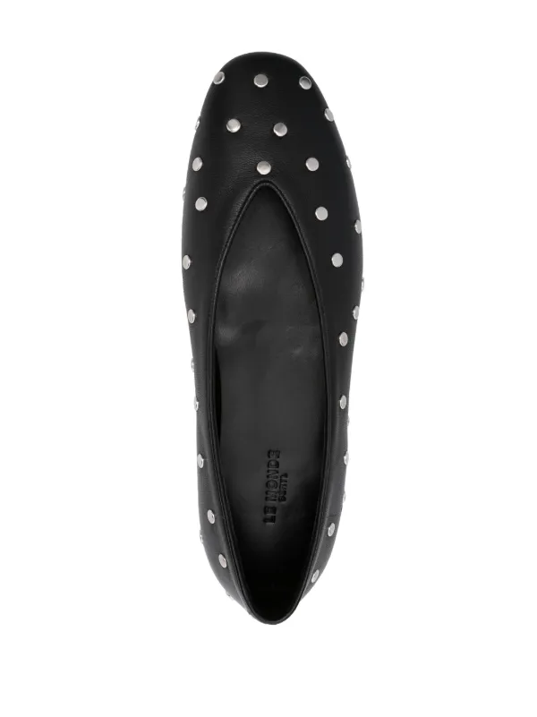 フラットシューズ LE MONDE BERYL LE MONDE BERYL Metallic leather Mary Jane flats | NET-A-PORTER