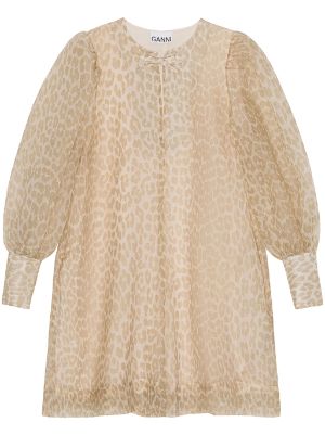 Ganni yoko lace top dress