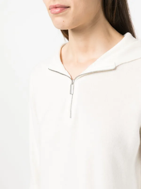 新品FABIANAFILIPPIニットパーカー白