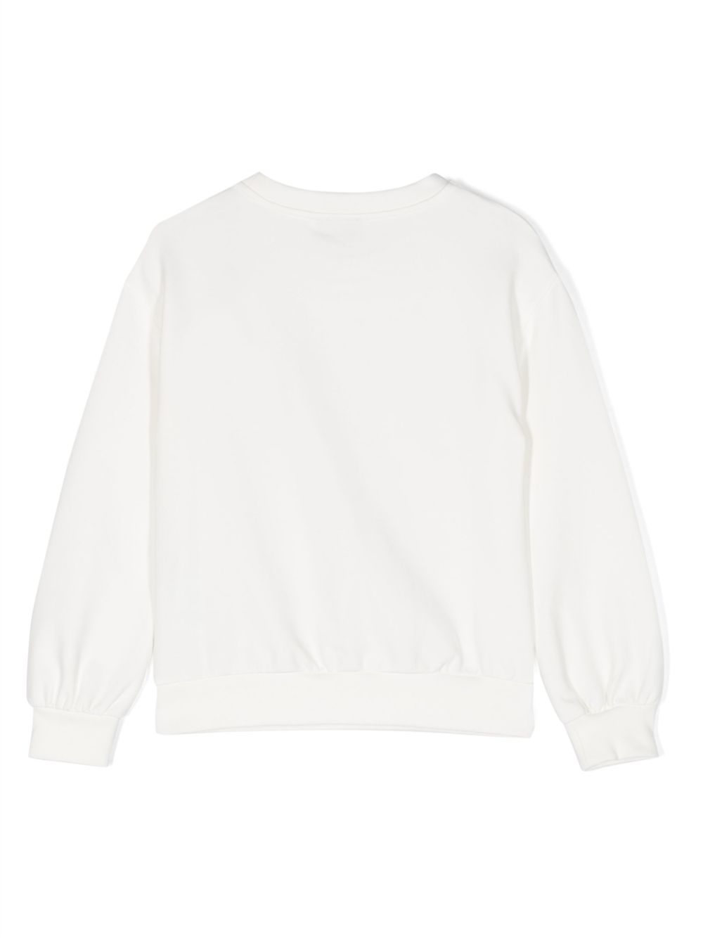 Philipp Plein Junior Sweater met logoprint - Wit