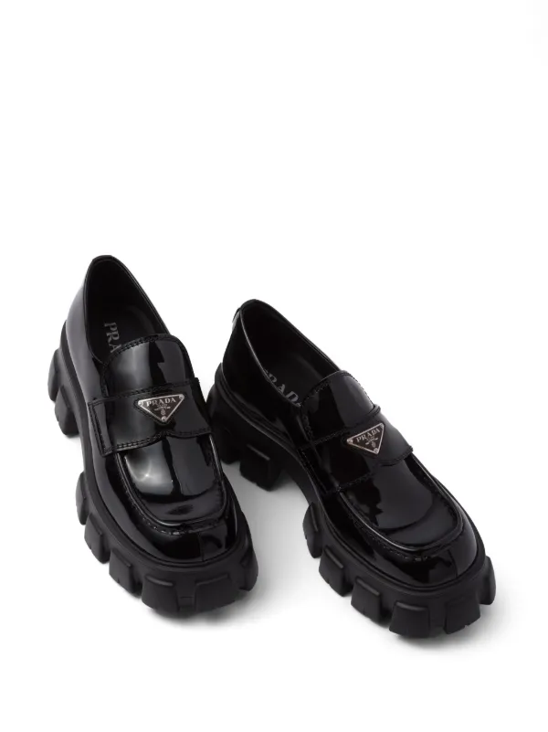 Prada patent clearance leather