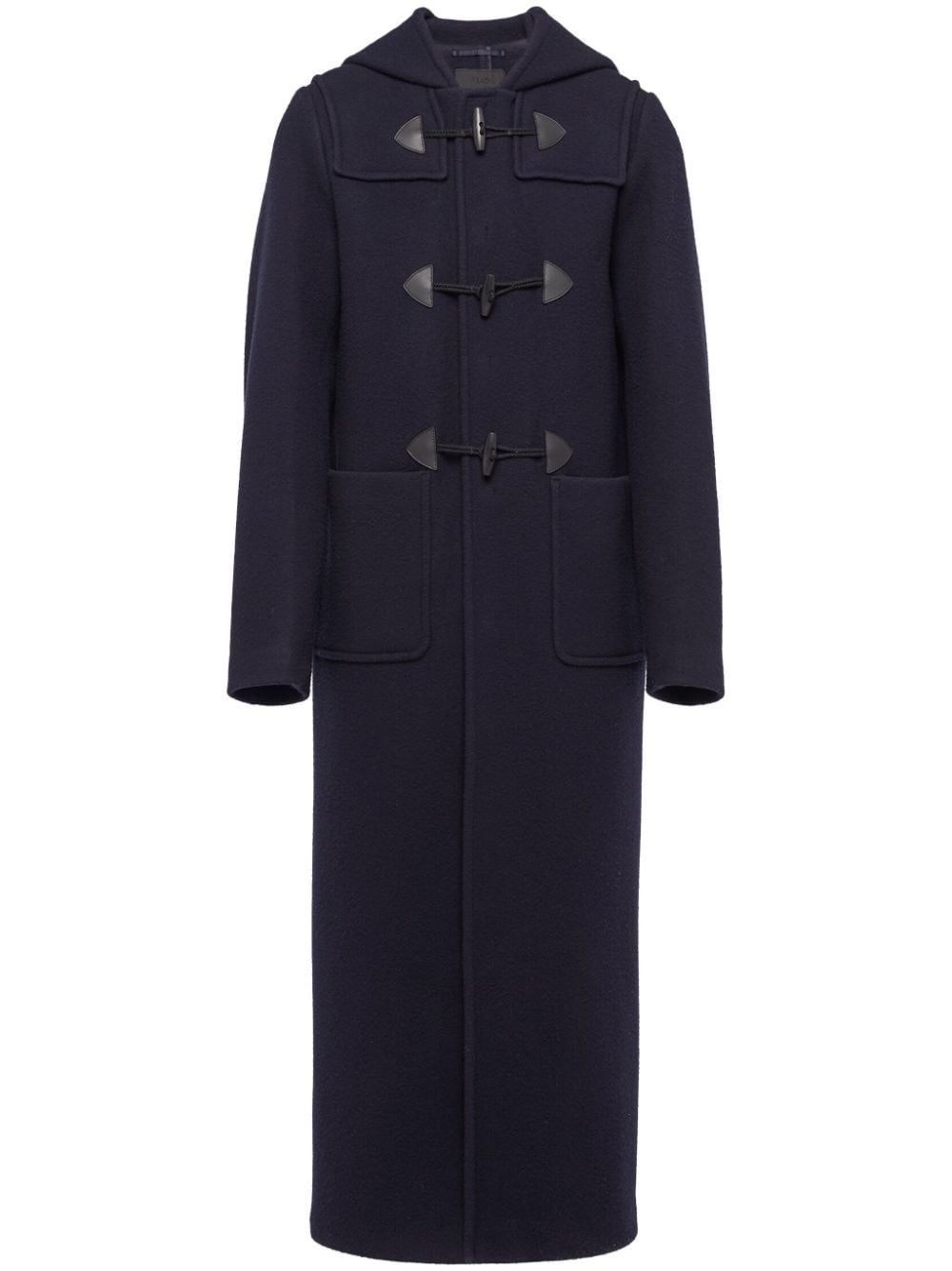 double-breasted wool duffle coat