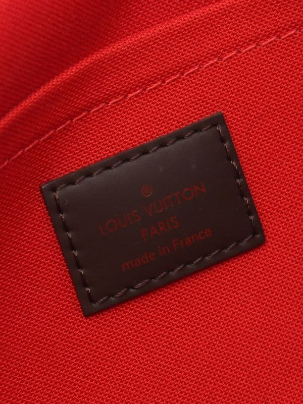 Louis Vuitton Favorite Damier Ebene MM Red Lining