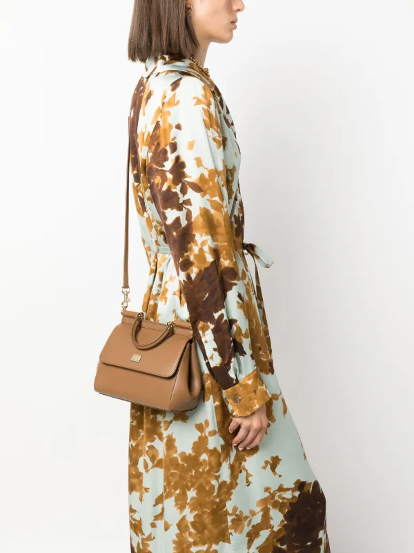 Dolce & Gabbana Sicily ハンドバッグ M | ブラウン | FARFETCH JP