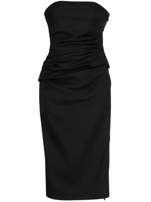Robe-bustier à fronces - Maticevski - Modalova