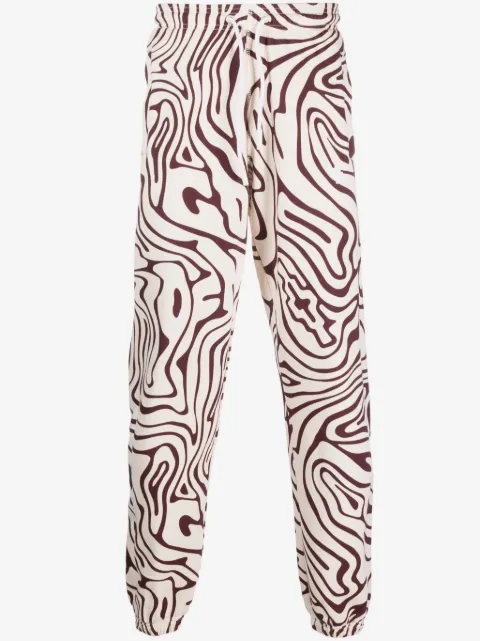 COUNTY OF MILAN pants con remolino estampado