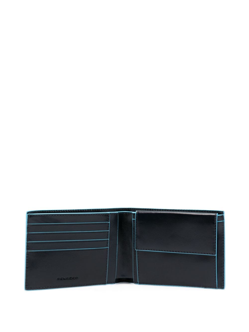 Shop Piquadro B2 Revamp Bi-fold Wallet In Blue
