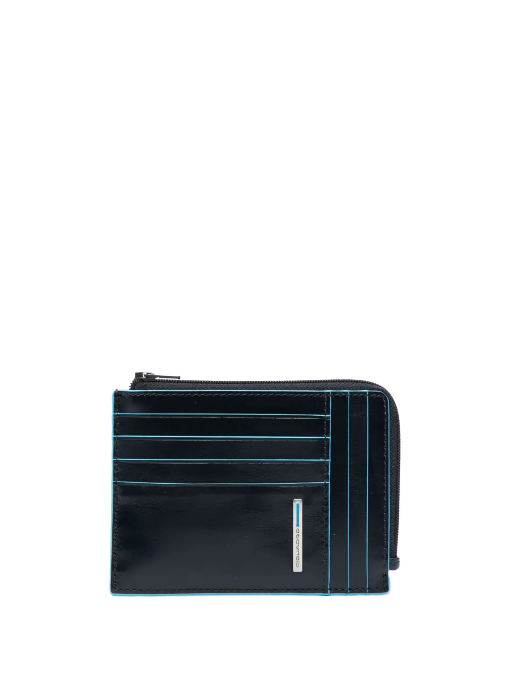 PIQUADRO B2 Revamp zip coin wallet - Blu
