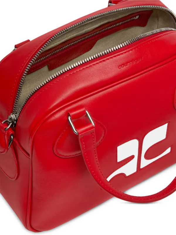 Courrèges Reedition レザーボーリングバッグ | レッド | FARFETCH JP Courrèges Reedition レザーボーリングバッグ | レッド | FARFETCH JP