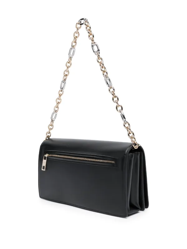 Roger Vivier Viv' Choc chain-link Shoulder Bag | Black | FARFETCH UK