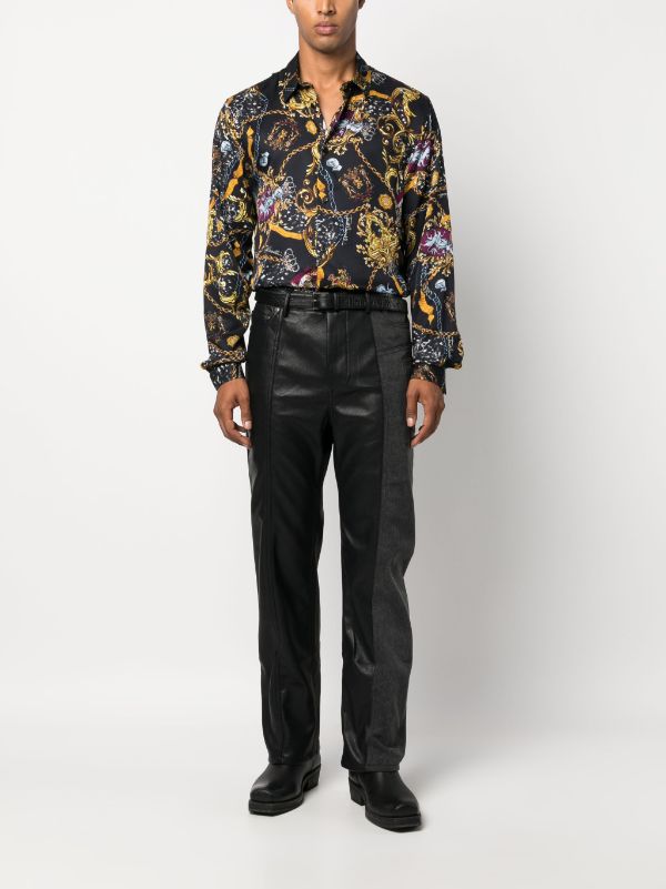 Just Cavalli graphic-print long-sleeve Shirt - Farfetch