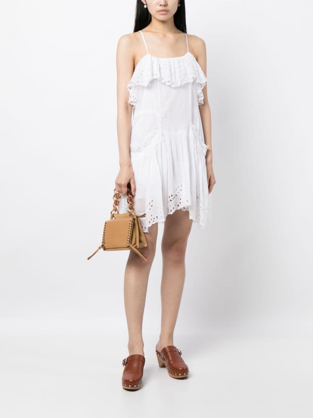 ISABEL MARANT Keoly broderie-anglaise cotton dress - Wit