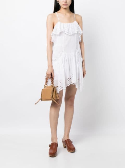 Keoly broderie-anglaise cotton dress