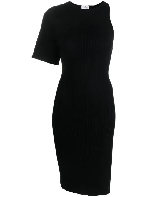 Robe mi-longue à ourlet asymétrique - Courrèges - Modalova