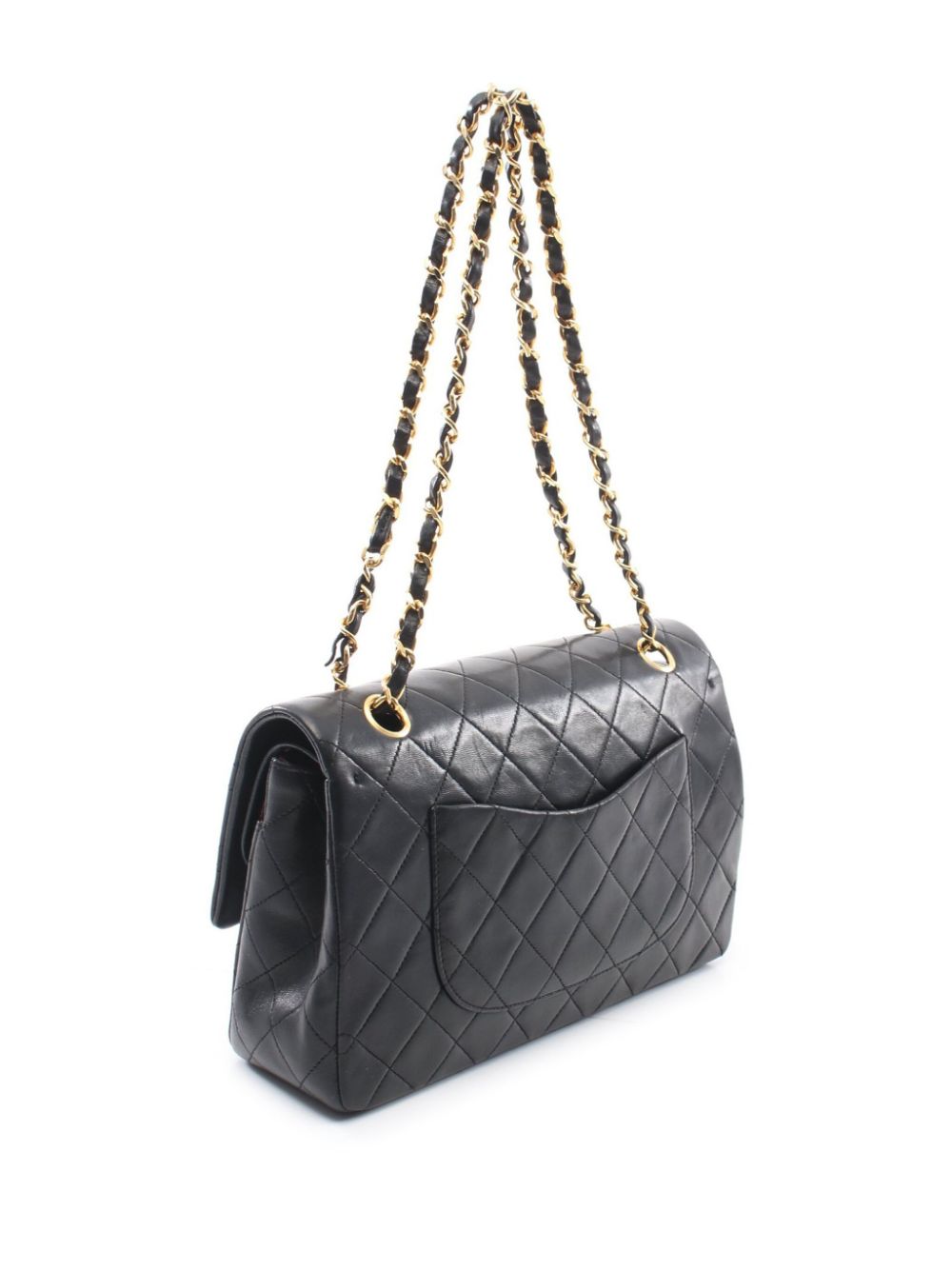 CHANEL Pre-Owned 1986-1988 Double Flap shoulder bag - Zwart