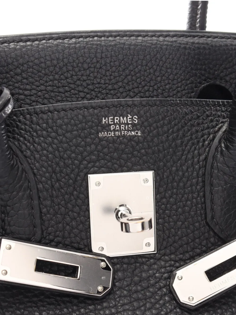 Hermès - 2005 pre-owned Birkin 30 handbag - women - Calf Leather - One Size - Black 2