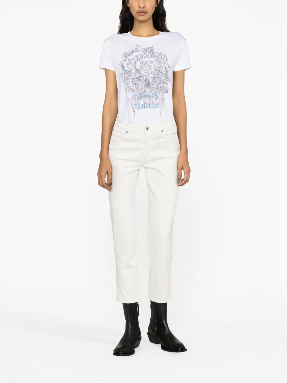 Zadig&Voltaire High waist jeans - Wit
