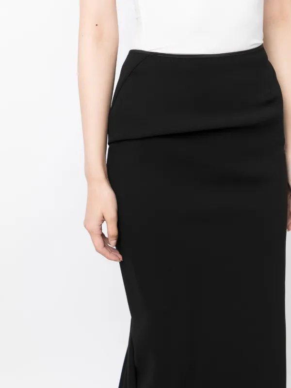 Maticevski high waisted Fishtail Skirt Farfetch