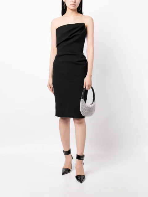 Maticevski bandeau pencil dress DR5136BK - 1