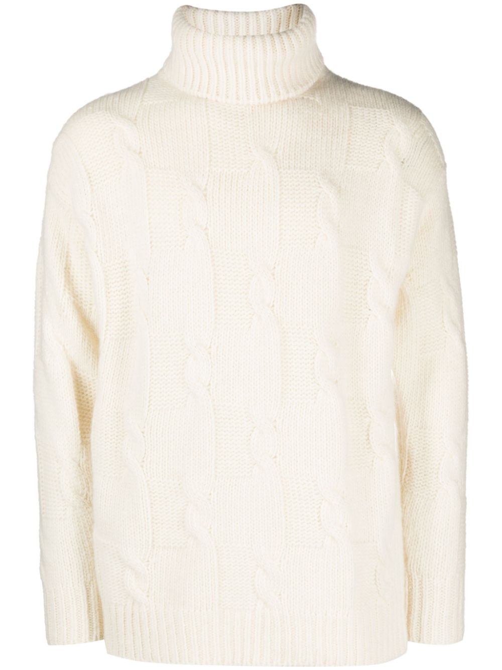 roll-neck long-sleeved jumper