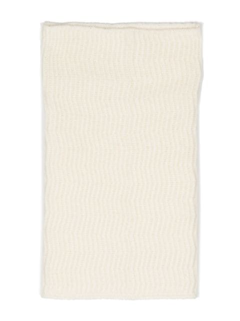 Filippa K patterned-jacquard knitted scarf