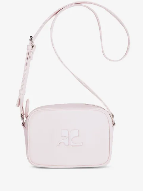 Courrèges Bolsa transversal Reedition de couro