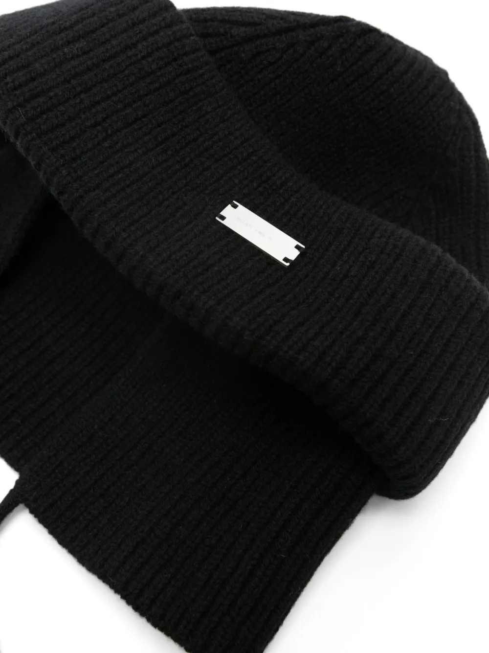 HELIOT EMIL Chime knitted beanie - Zwart