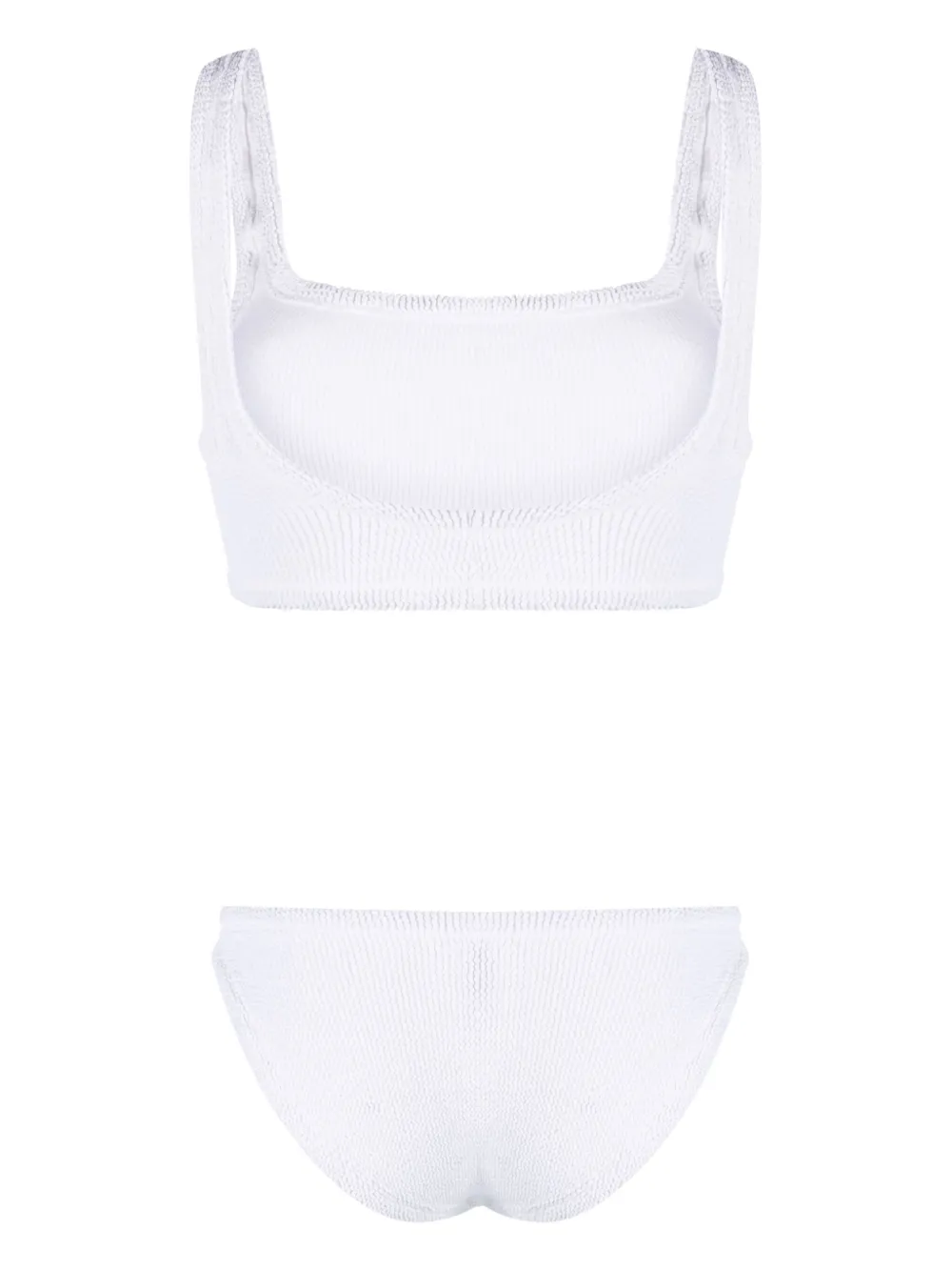 Hunza G Gekreukte bikini - Wit