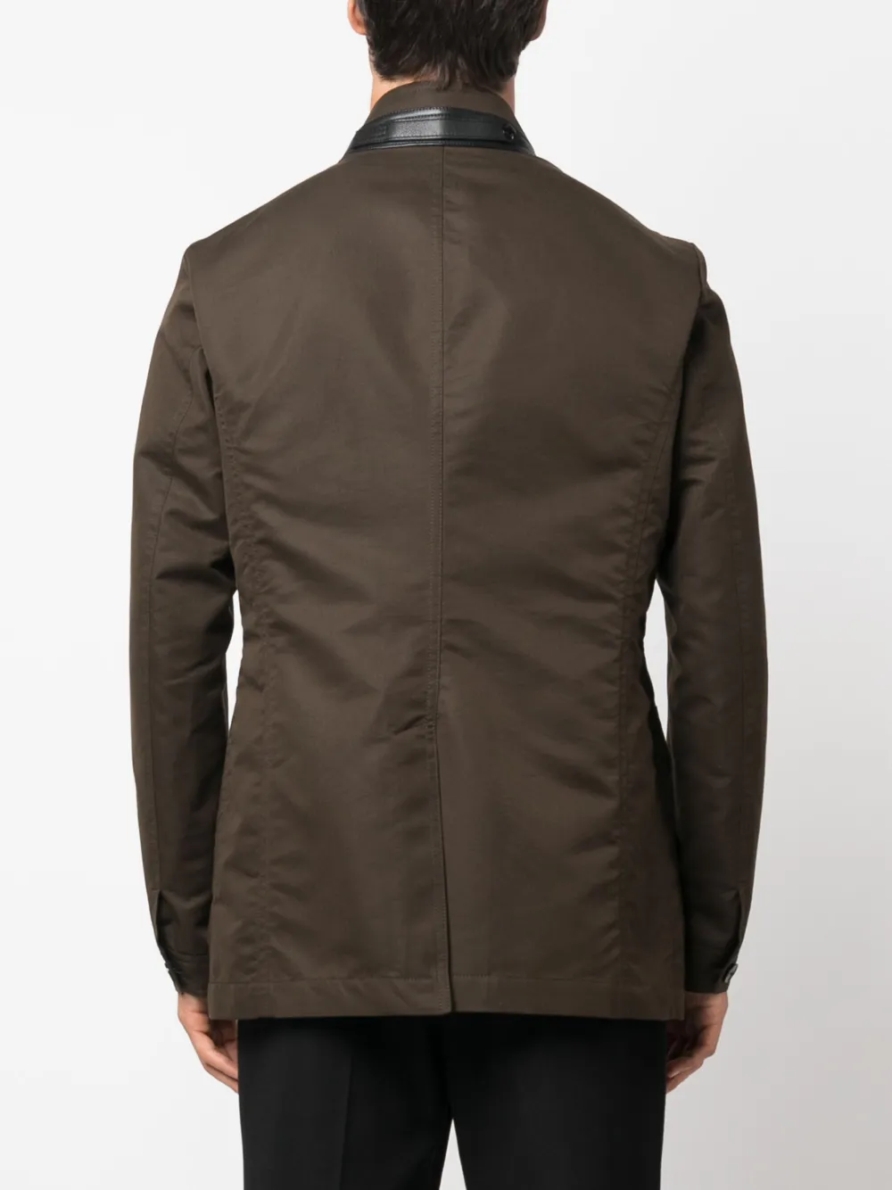 Shop Tom Ford Multiple-pocket Military Jacket In Green