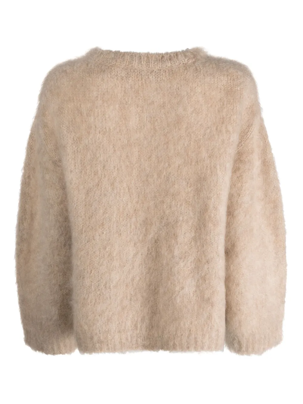 Gentry Portofino textured mohair-blend jumper - Beige
