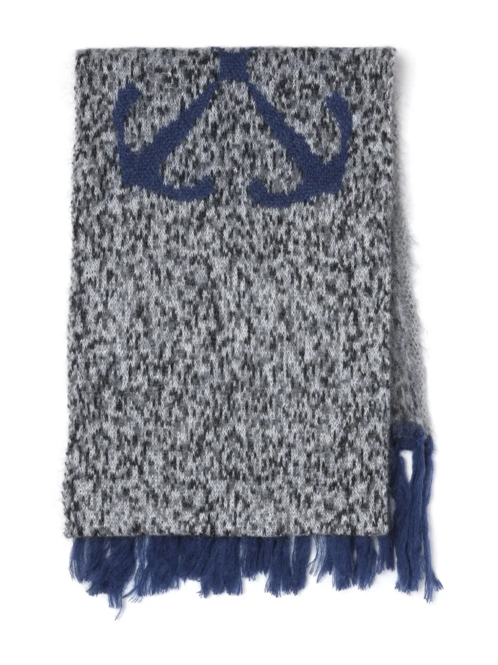 Off-White Sjaal met mohairmix Grijs