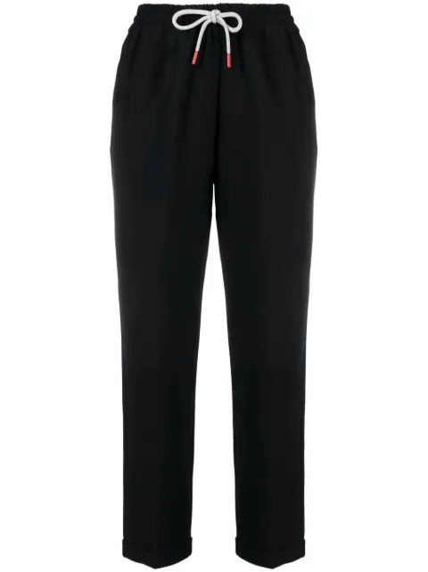 Kiton drawstring straight-leg trousers