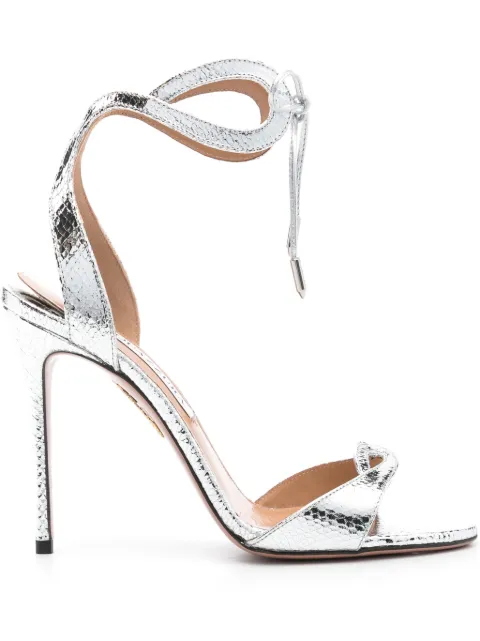 Aquazzura 110mm leather sandals