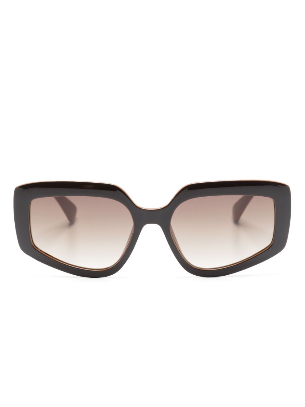 MM069 geometric-frame sunglasses