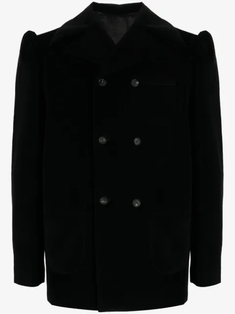 EGONlab. blazer en velours à boutonnière croisée