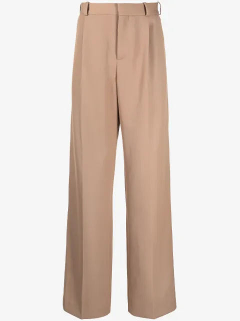 Botter pressed-crease wide-leg trousers 