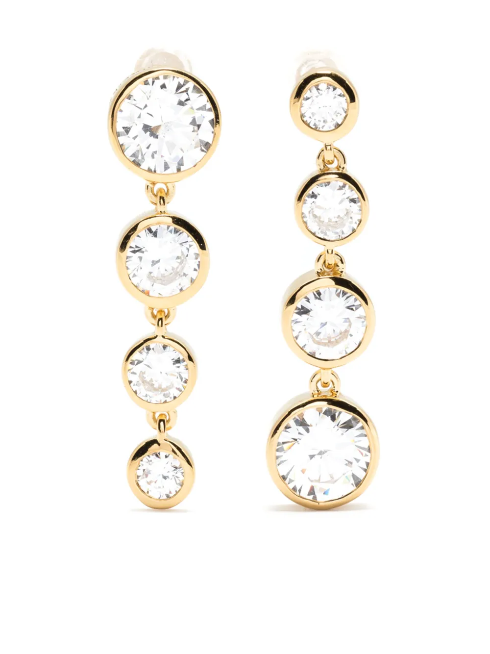 Completedworks Crystal-embellished Drop Earrings In Gold