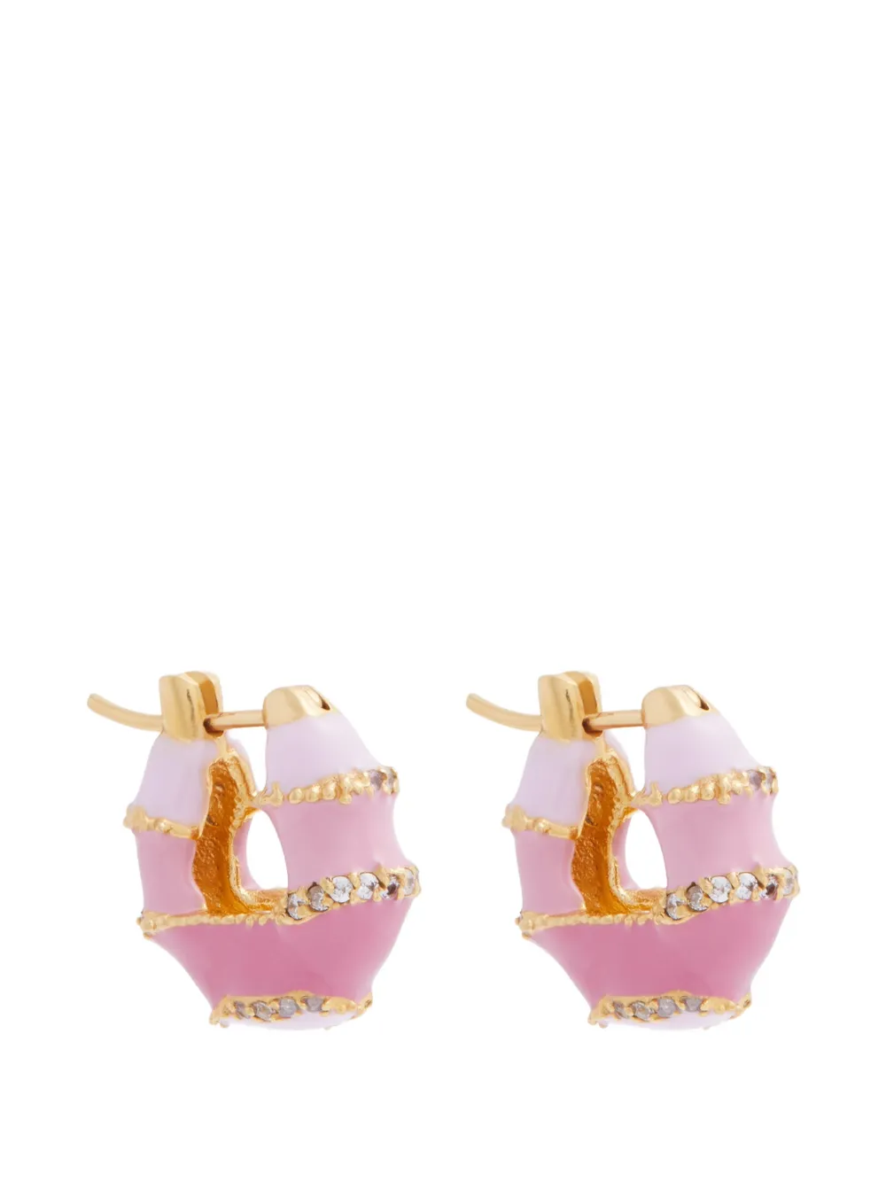 Joanna Laura Constantine Orecchini con pietra - Rosa