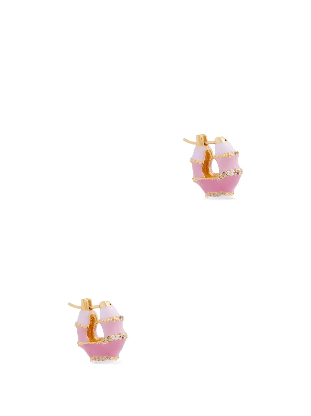 Joanna Laura Constantine Enamel-stone Earrings - Pink 