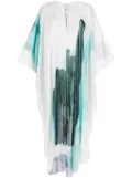 On The Island tie-dye cotton kaftan - White