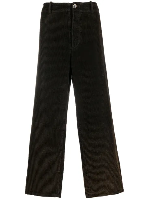 Uma Wang pantalones de pana anchos