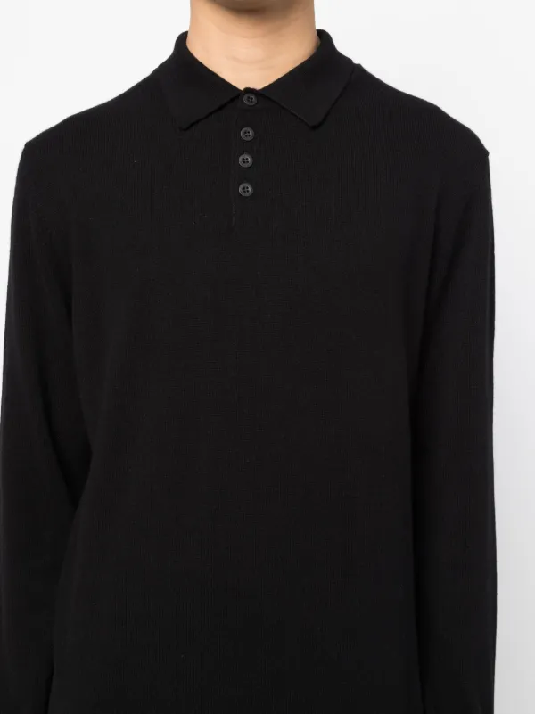 Giorgio Armani polo collar Cashmere Jumper Farfetch