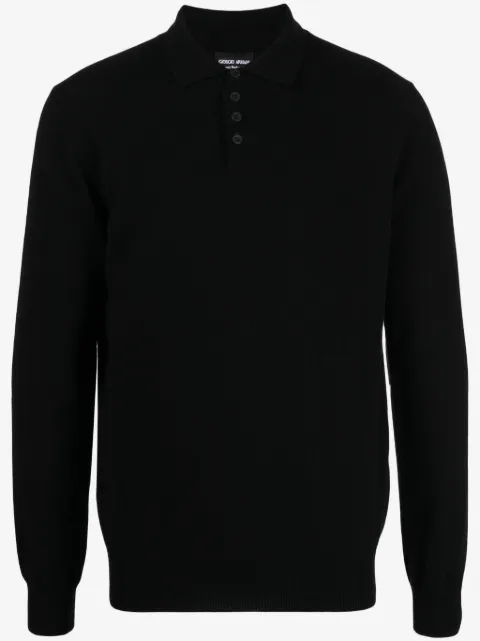 Giorgio Armani cashmere polo shirt