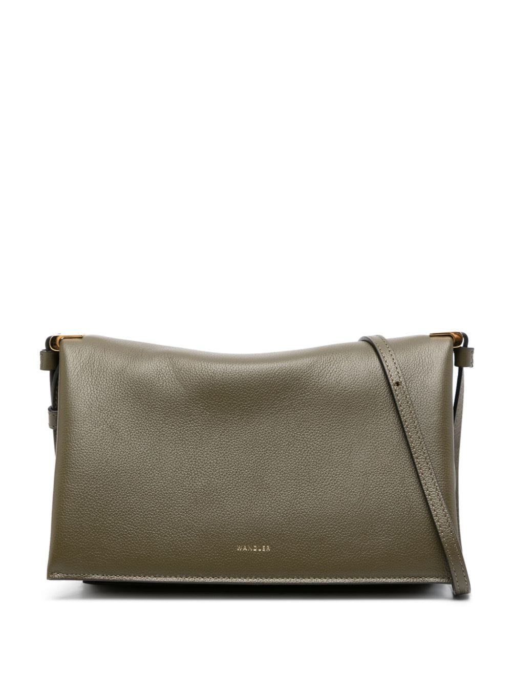 Wandler Uma Suede Crossbody Bag In 绿色